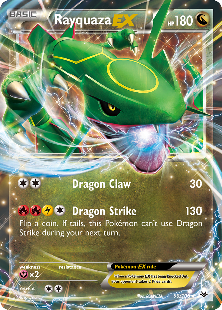 Rayquaza EX card