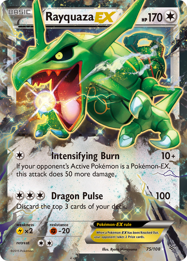 Rayquaza EX card