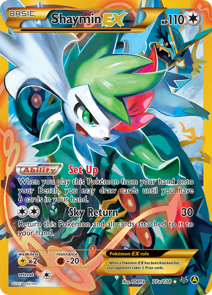 Shaymin EX card