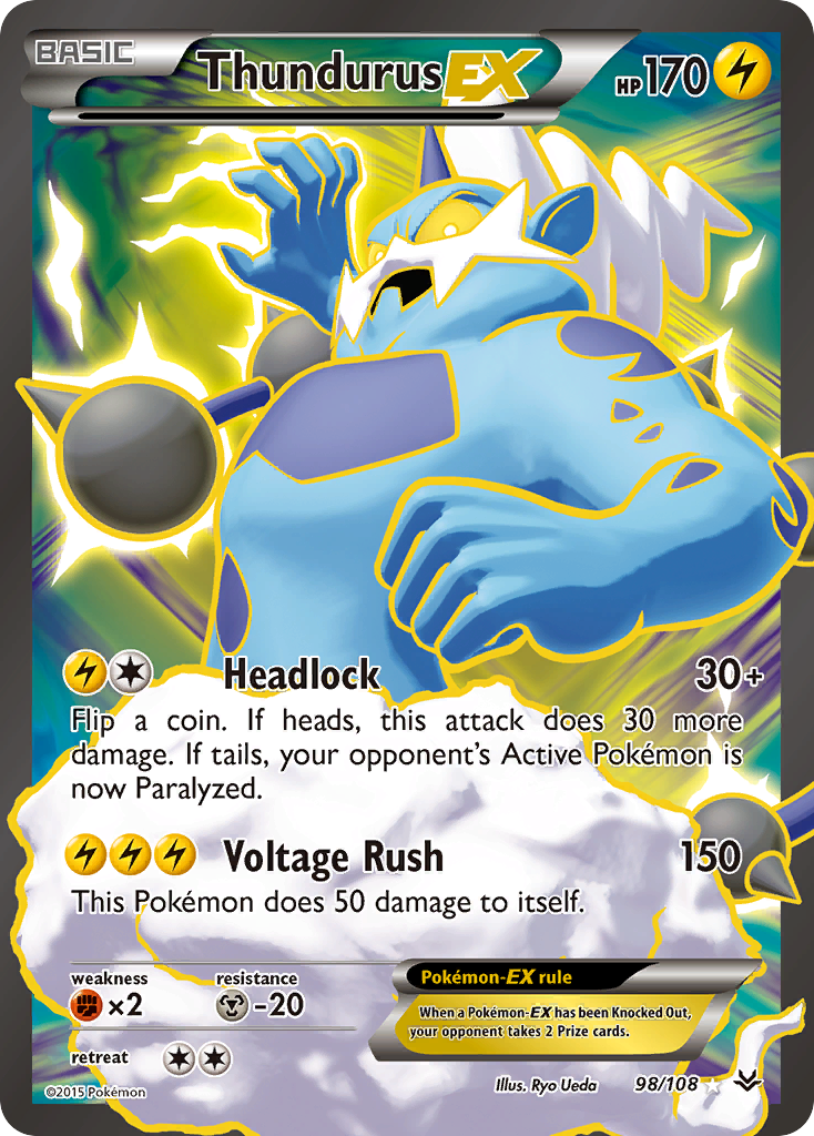 Thundurus EX card