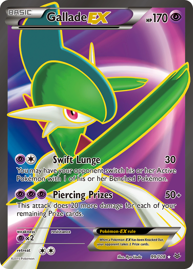 Gallade EX card