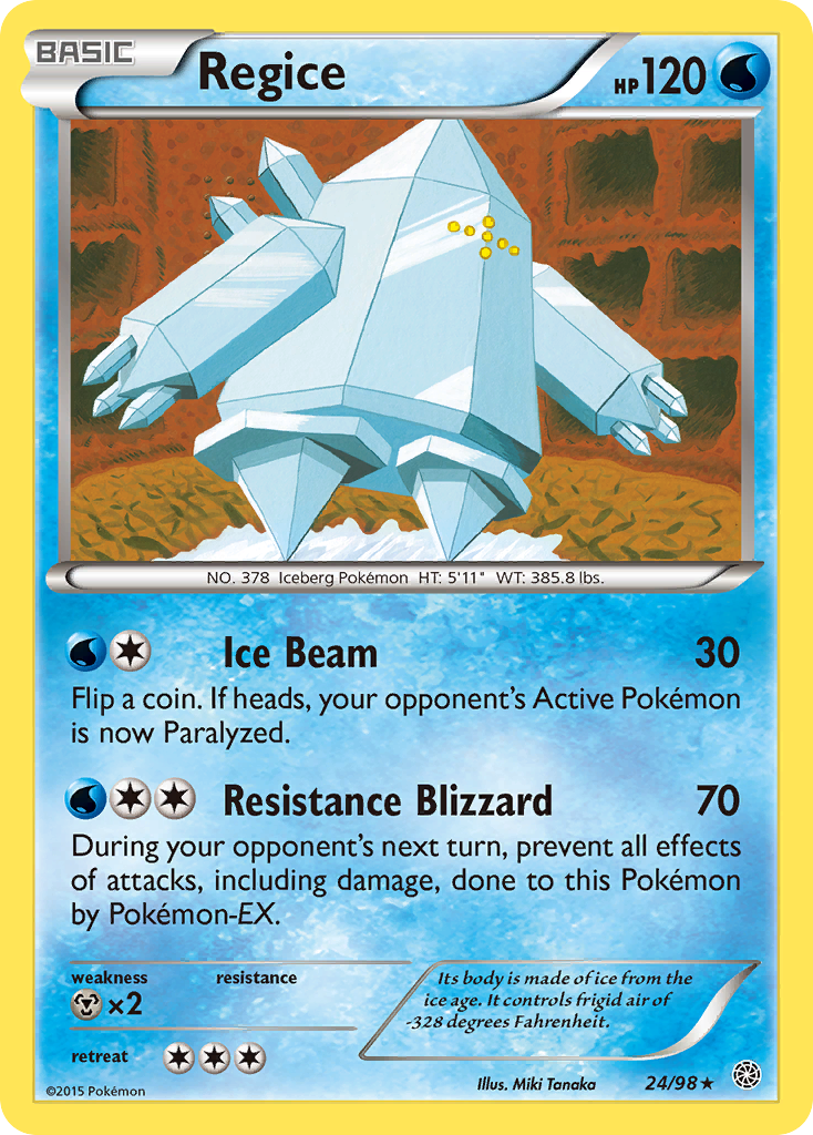 Regice card