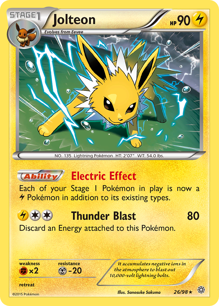 Jolteon card