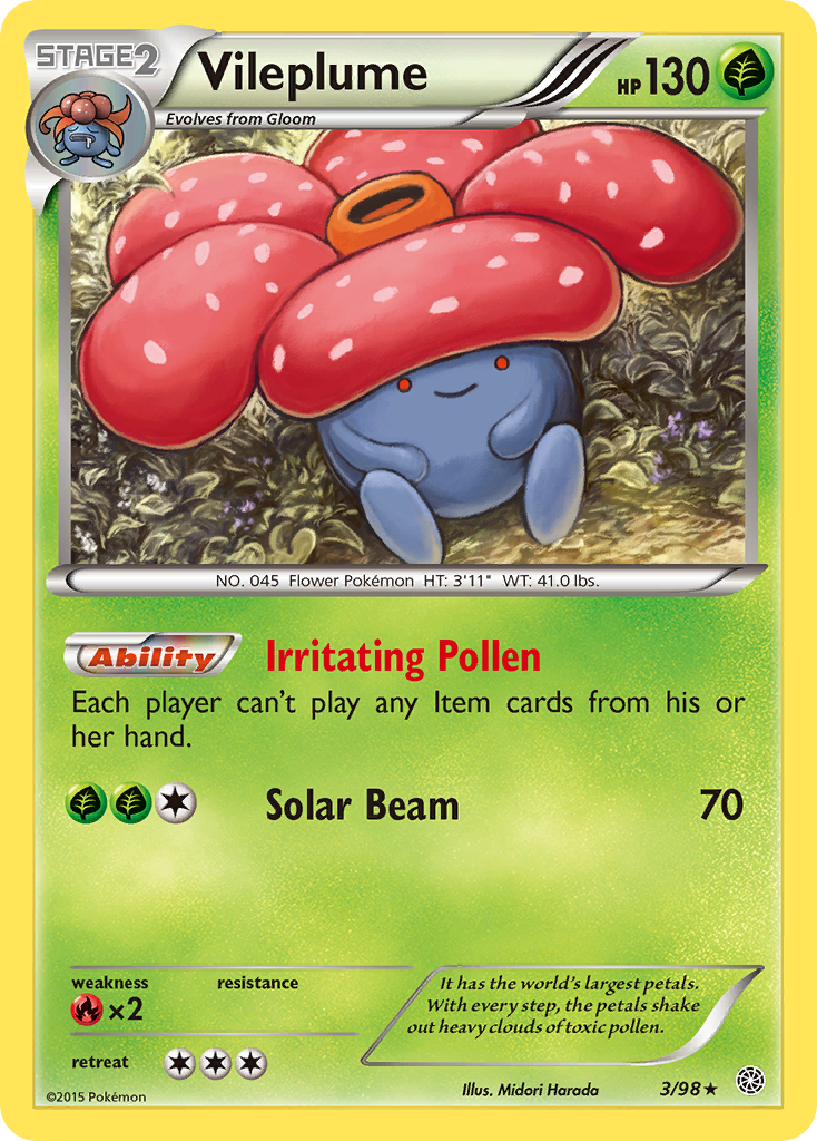 Vileplume card