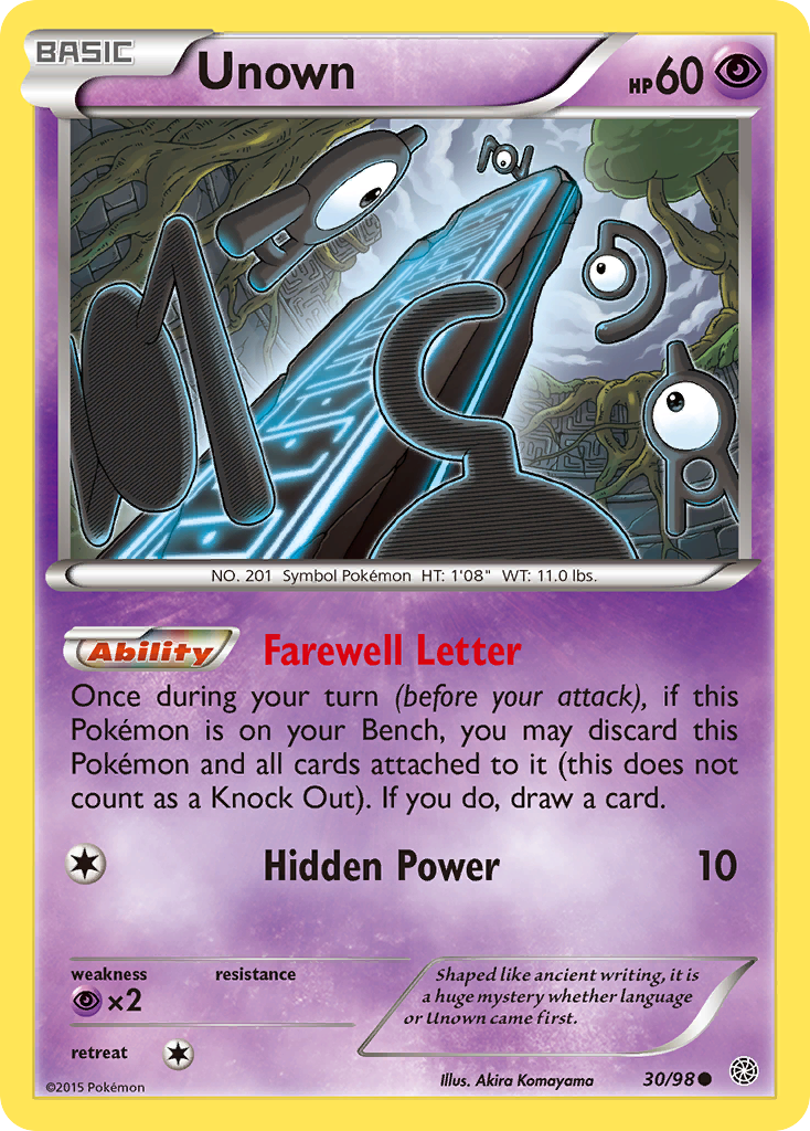 Unown card