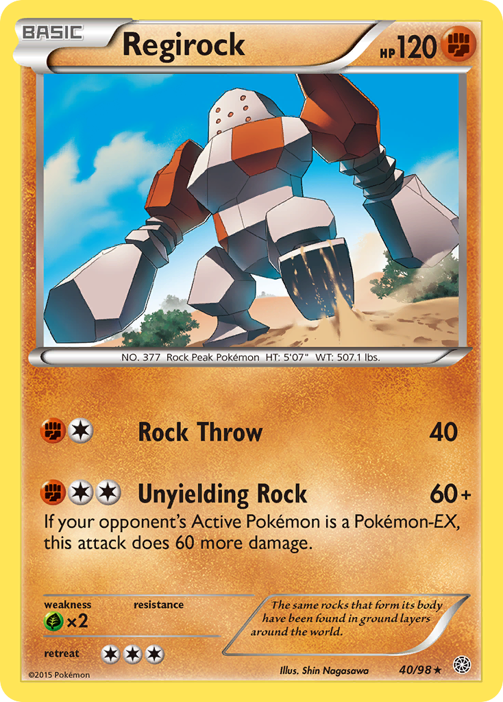 Regirock card