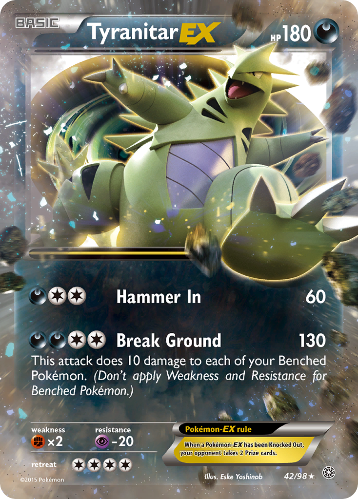 Tyranitar EX card