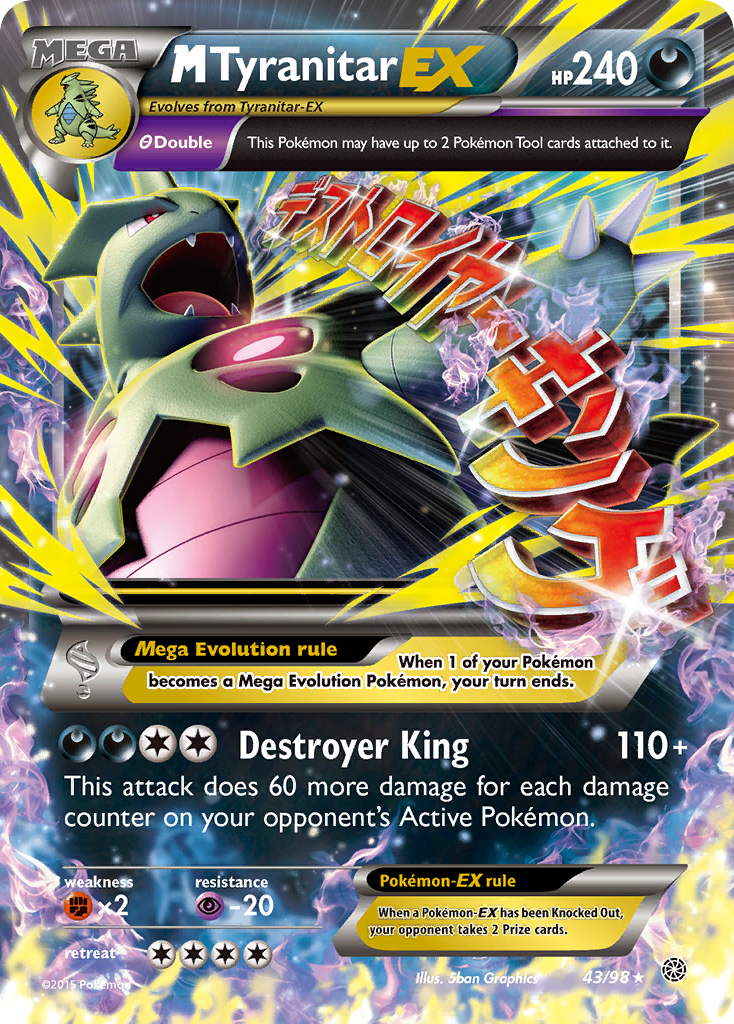 M Tyranitar EX card