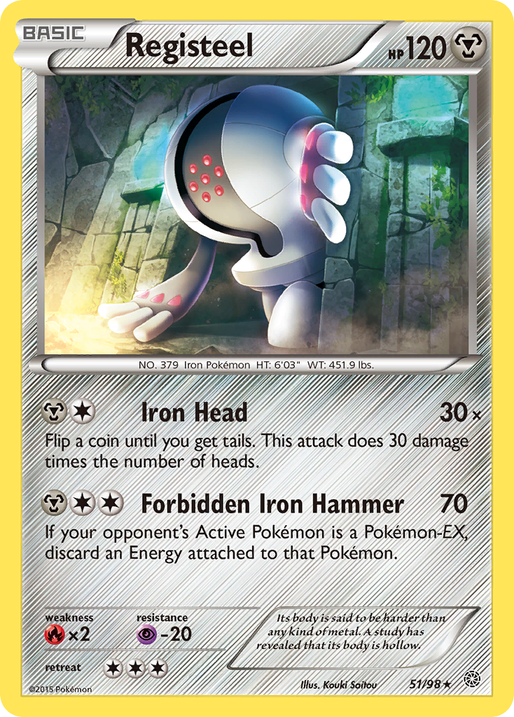 Registeel card