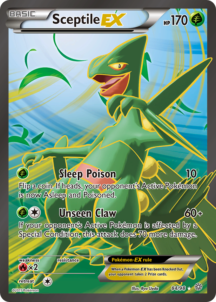 Sceptile EX card