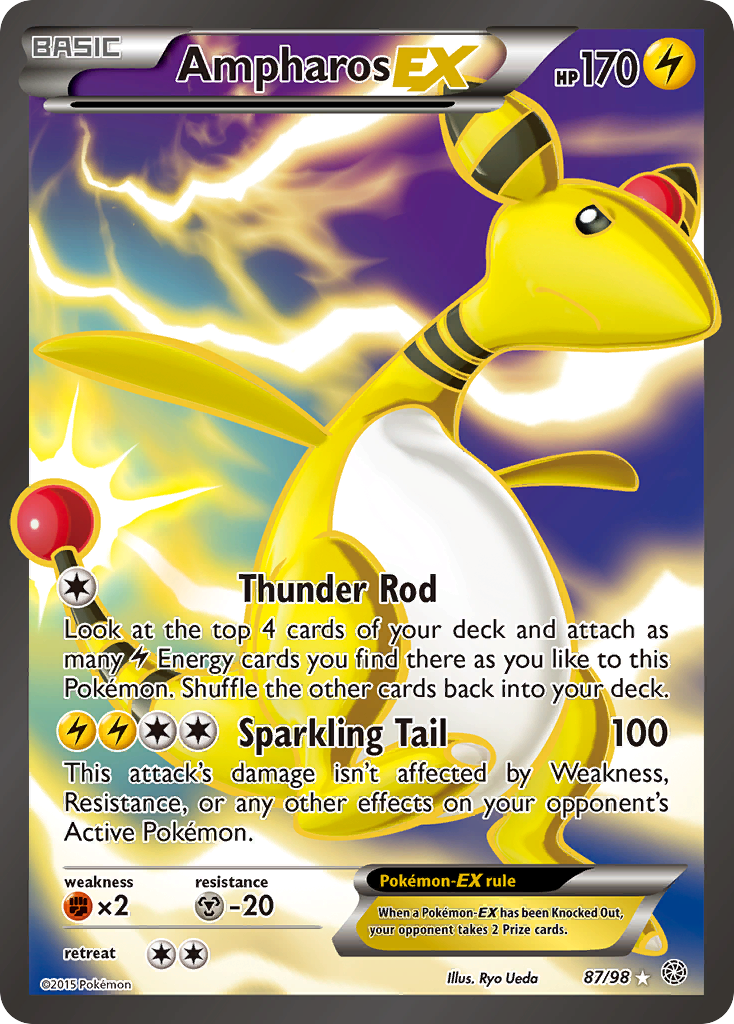 Ampharos EX card