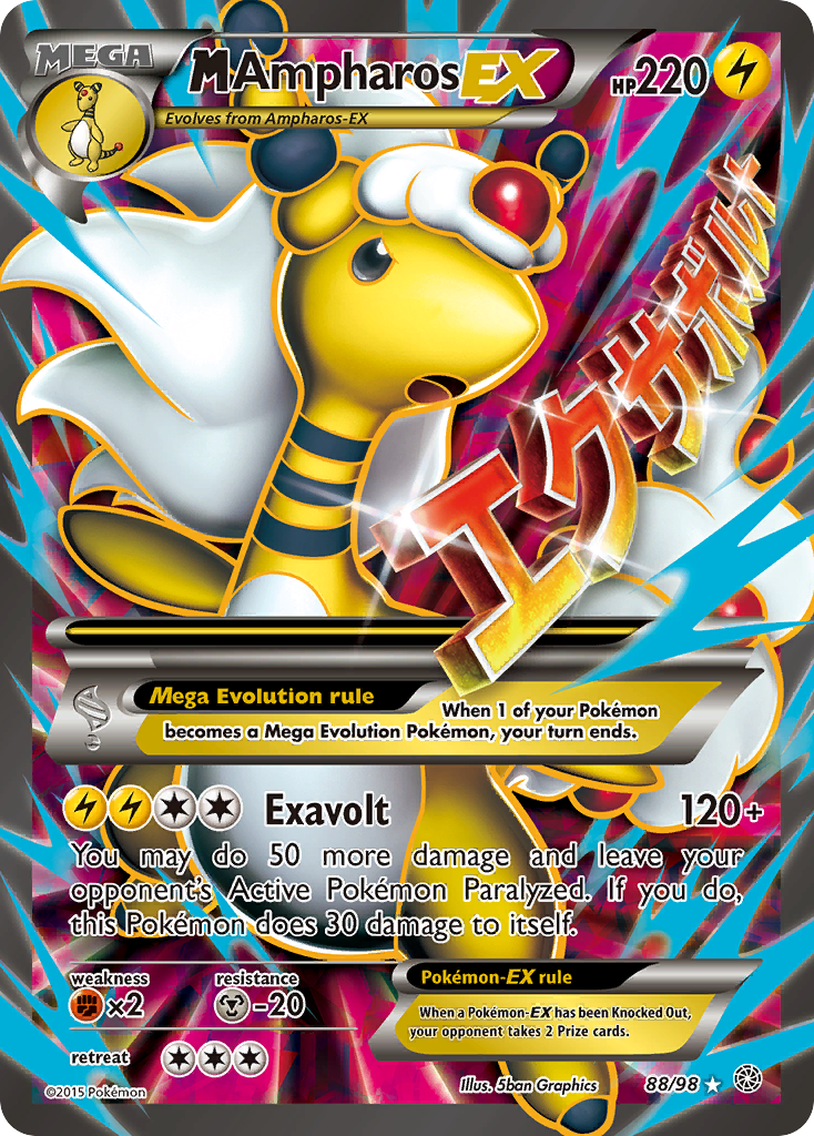 M Ampharos EX card