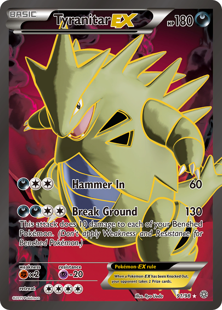 Tyranitar EX card