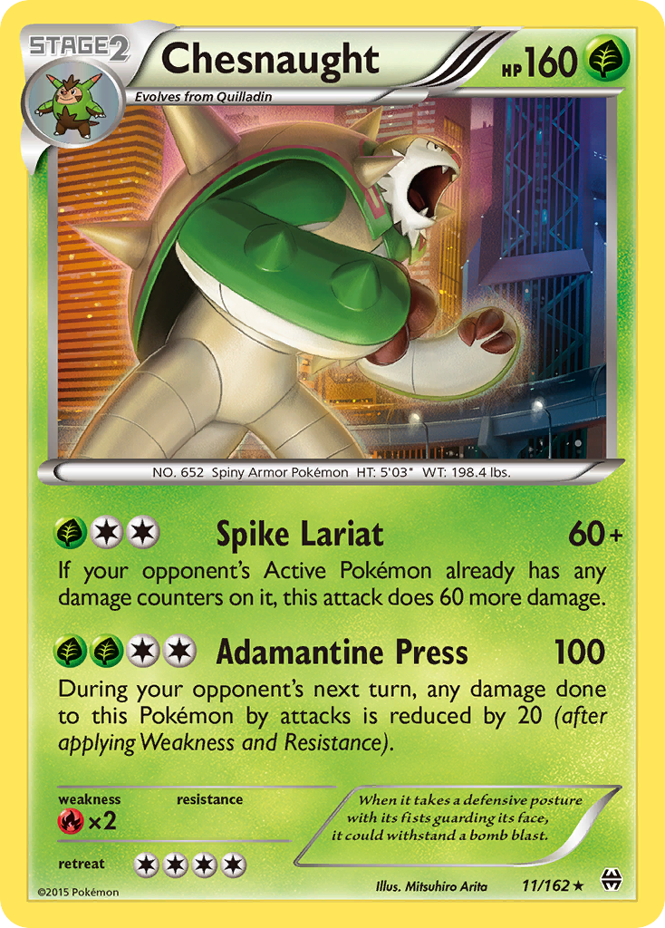 Chesnaught card