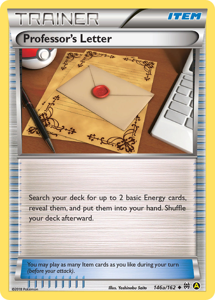 Professor's Letter card