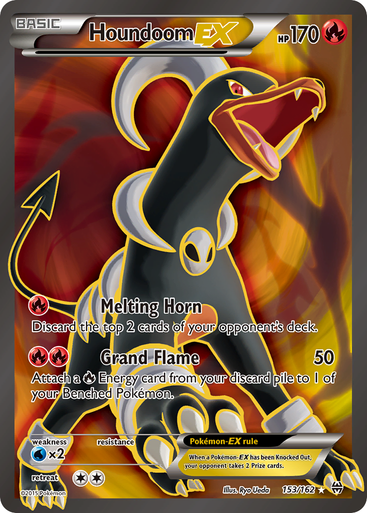 Houndoom EX card