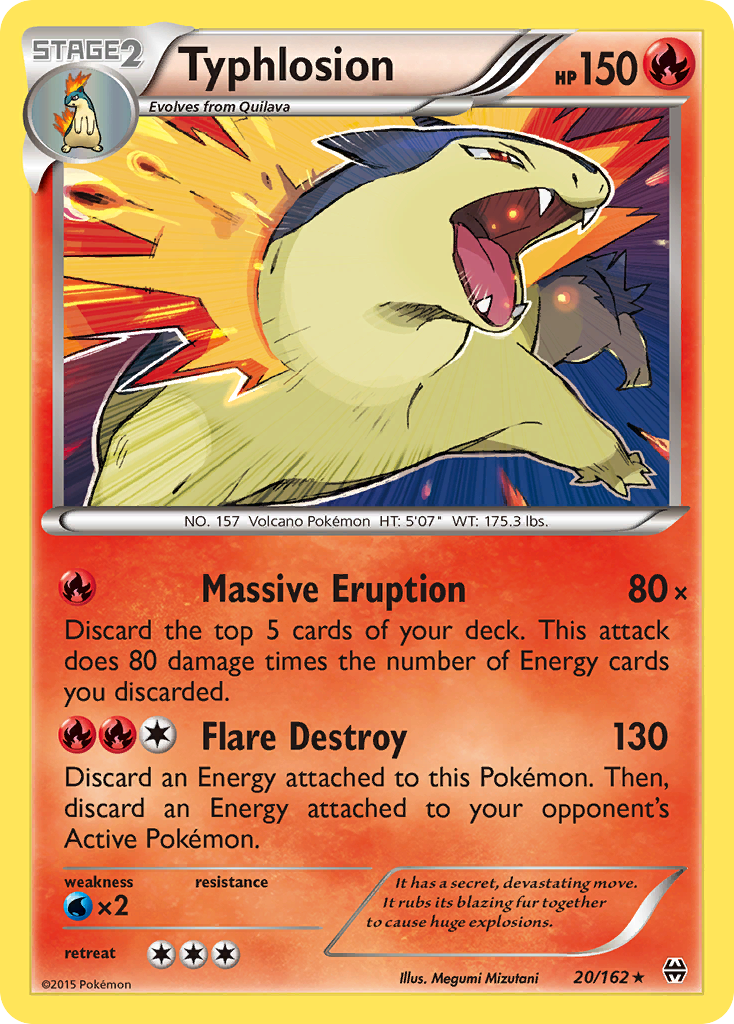 Typhlosion card