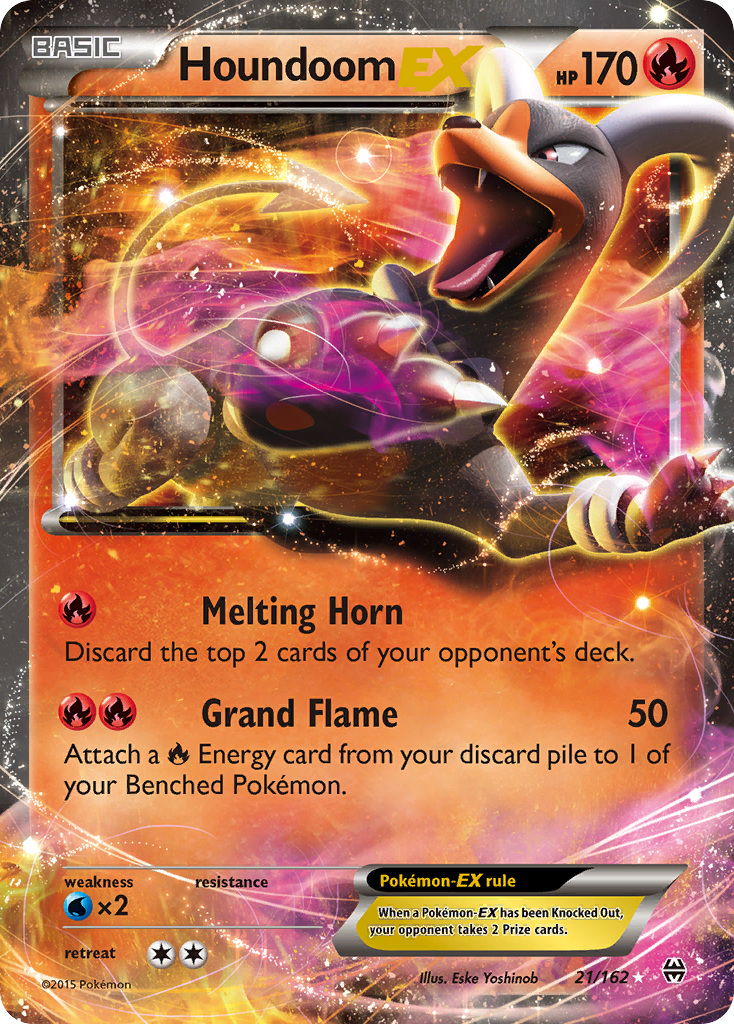 Houndoom EX card