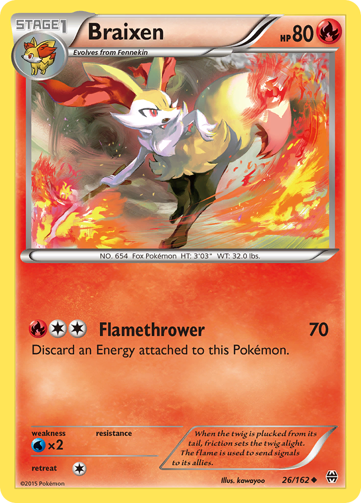 Braixen card