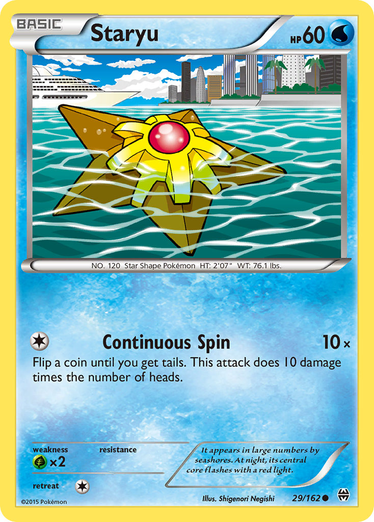 Staryu card