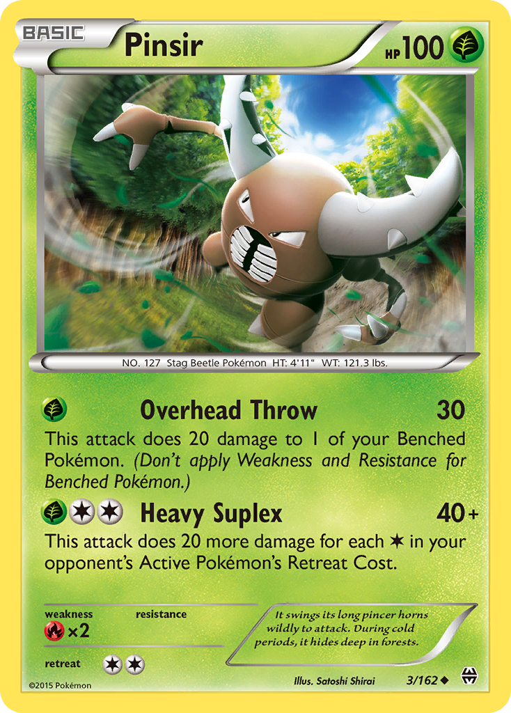 Pinsir card