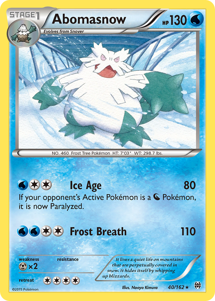 Abomasnow card