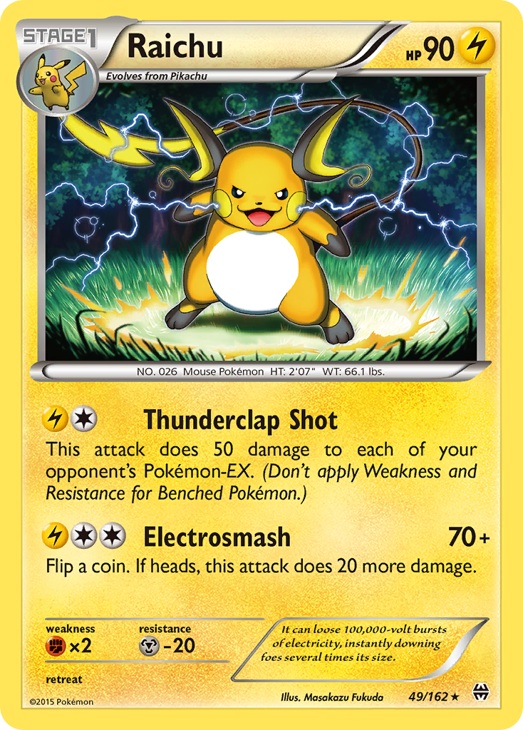 Raichu card