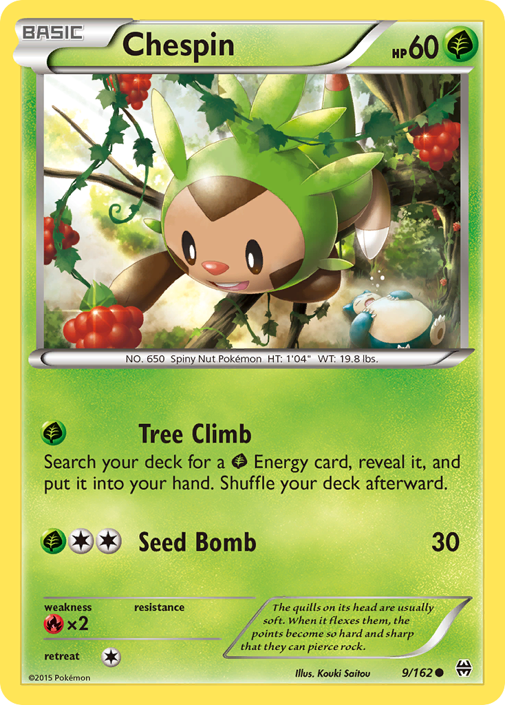 Chespin card