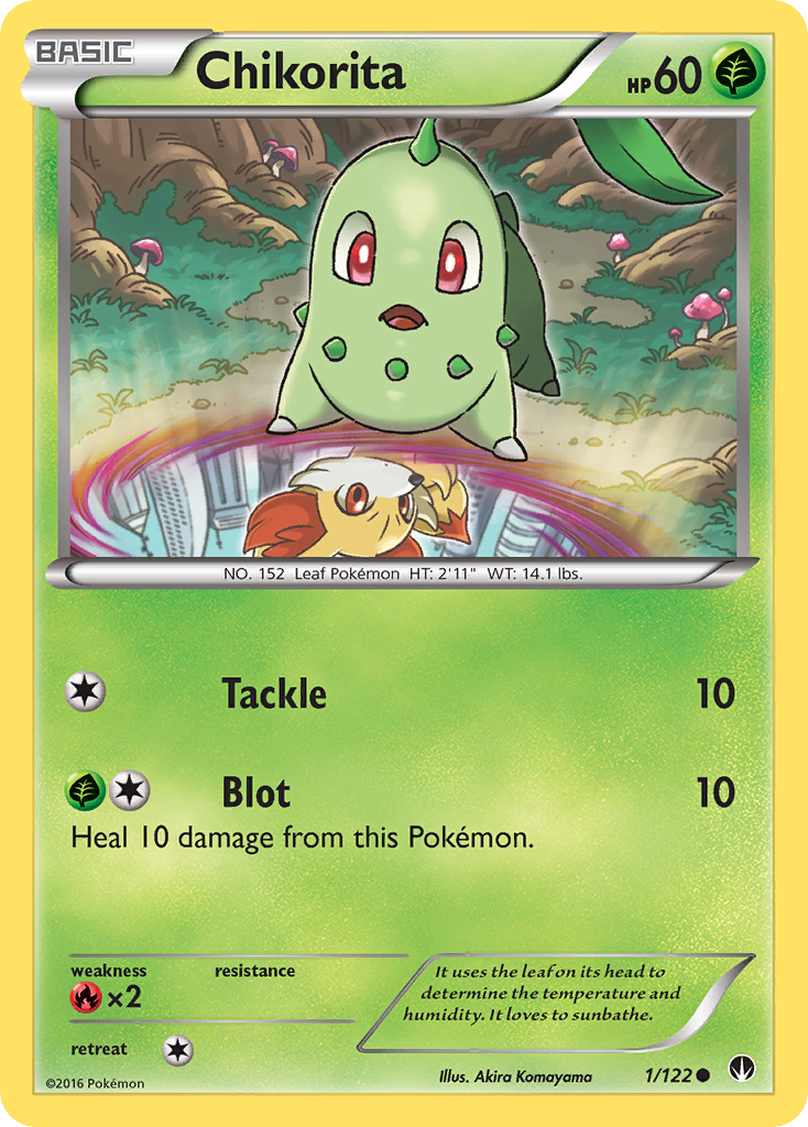 Chikorita card