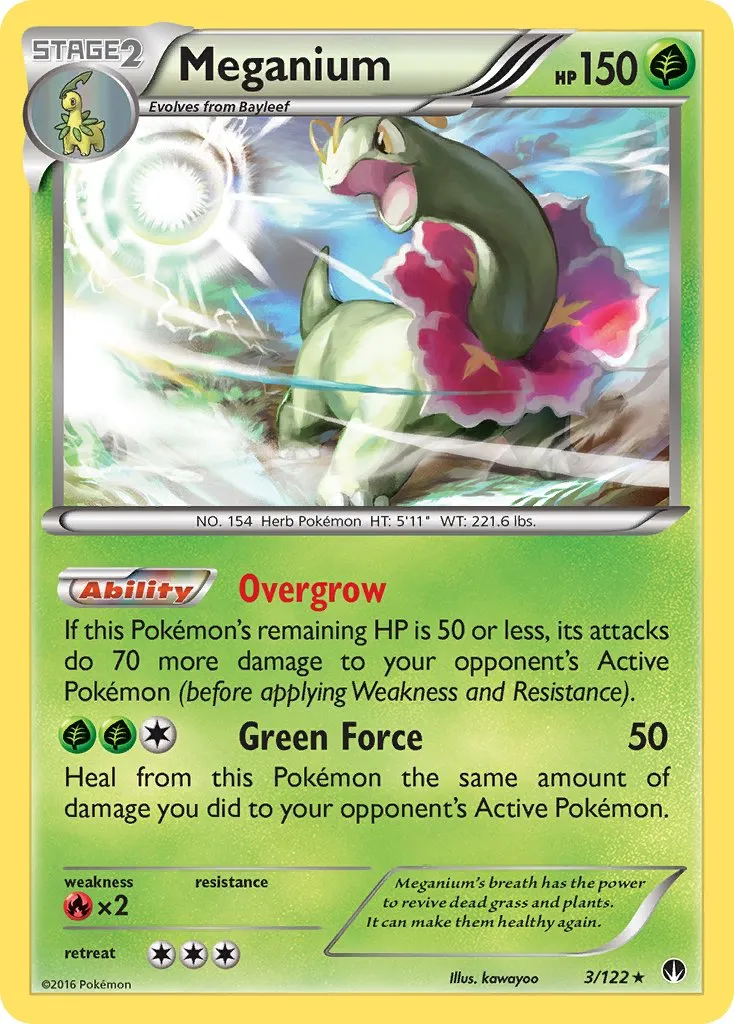 Meganium card