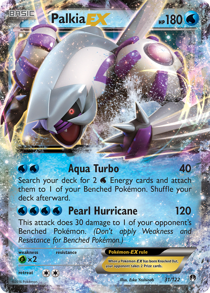 Palkia EX card