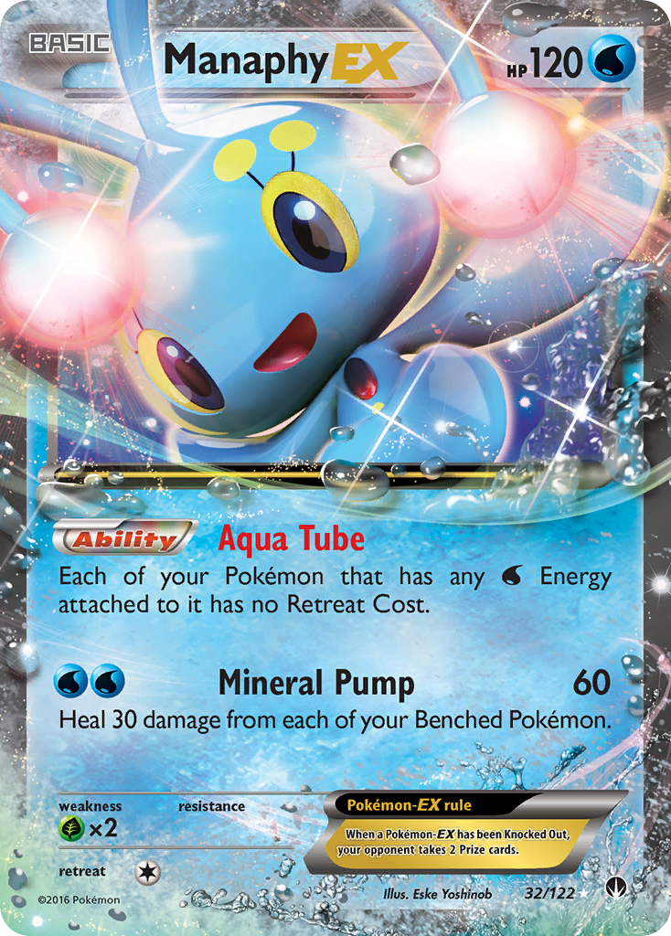 Manaphy EX card