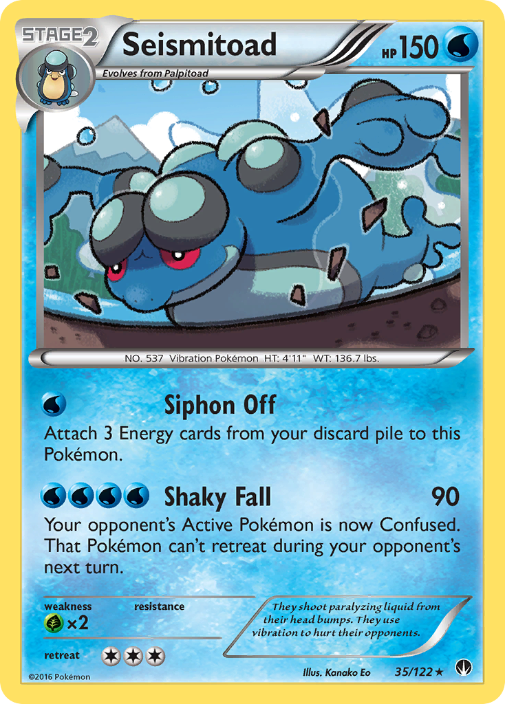 Seismitoad card