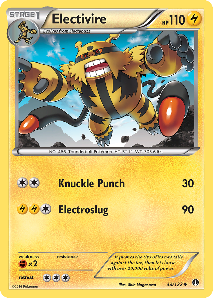 Electivire card