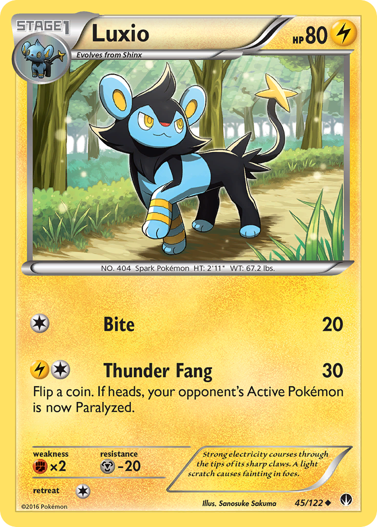 Luxio card