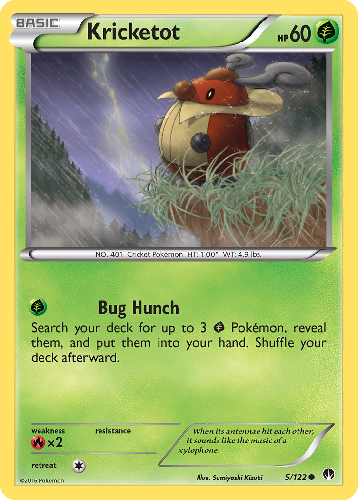 Kricketot card