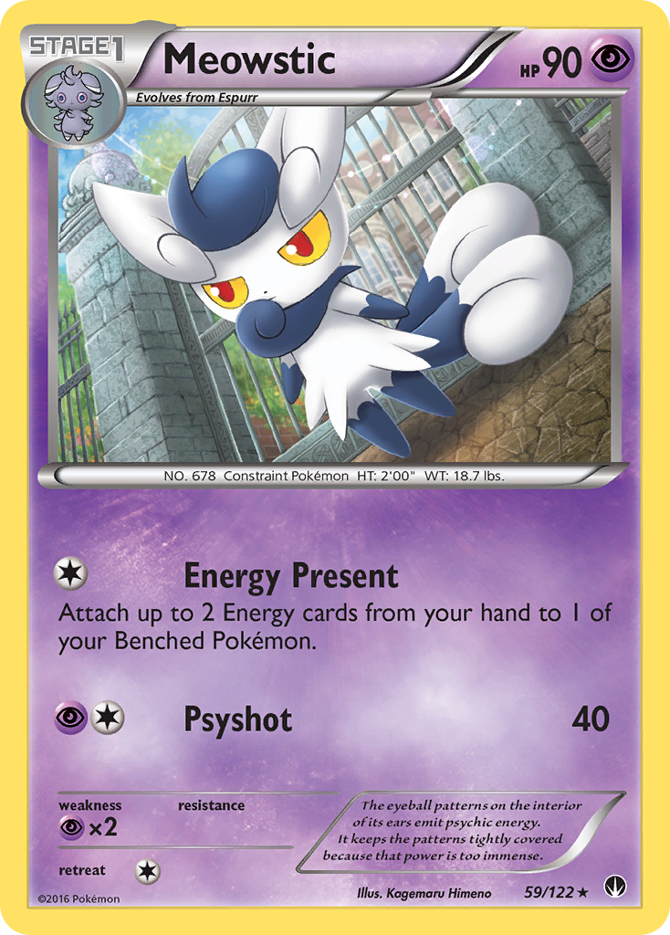 Meowstic card