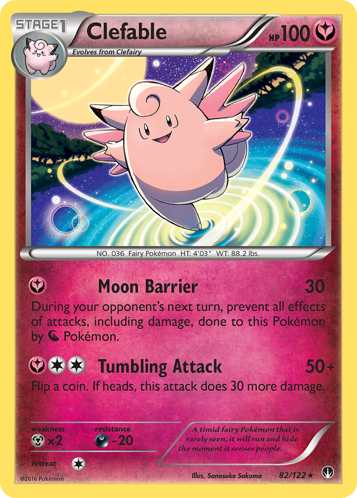 Clefable card