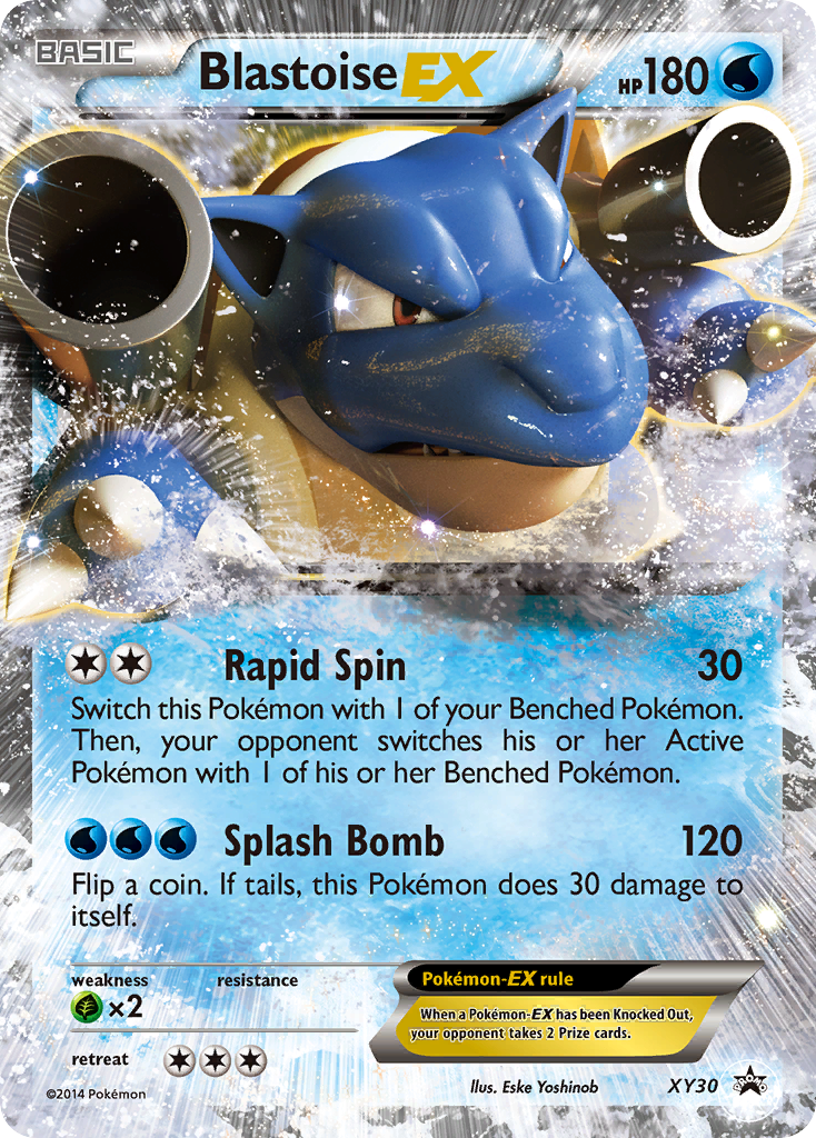 Blastoise EX card