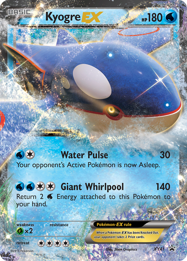 Kyogre EX card