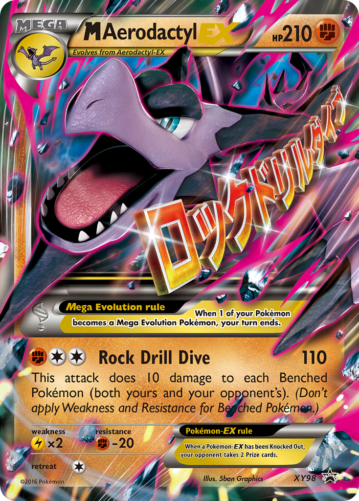 M Aerodactyl EX card